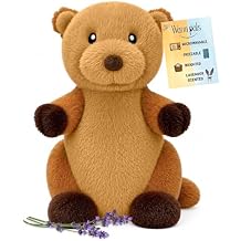 Otter - Microwavable & Weighted Plush Stuffed Animal - Heated Plushie for Warmth - Cute, Soft, Cozy Toy for Adults & Children Boys, Girls, Toddlers by Warm Pals