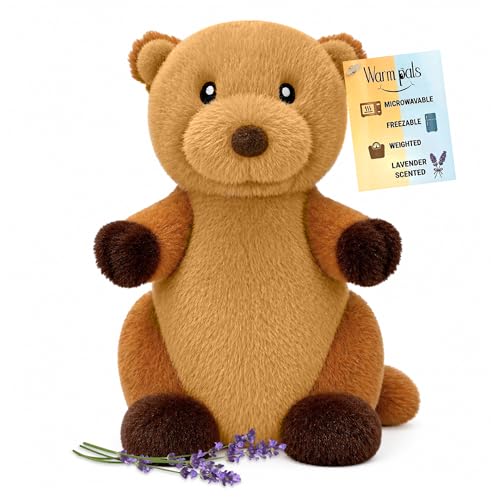 1i4 Group Warm Pals Otter, Microwavable Weighted Plush, Heated for Warmth