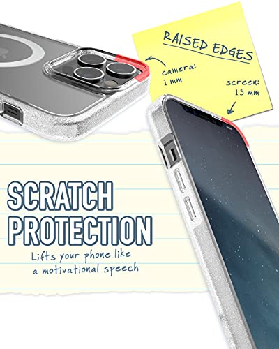 Image of Smartish iPhone 13 Pro Max Slim Case - Gripmunk Compatible with MagSafe [Lightweight + Protective] Thin Grip Cover - Nothin' to Hide