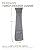 PATIOASIS Ouside Heater Cover Waterproof, Standing Patio Heater Covers with Zipper 89 inch High Waterproof UV-Resistant 600D Ripproof Fire Sense Outdoor Heater Cover