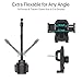 Miracase Car Cup Holder Phone Mount Upgraded Adjustable Universal Cup Holder Cradle Car Mount for Cell Phone Compatible with iPhone Xs XS Max XR X 8 8plus 7 7 Plus Samsung Galaxy S9 S8 S7（Black）