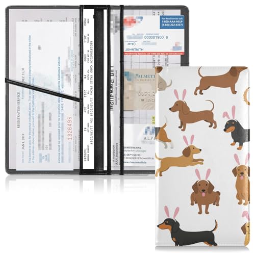 Organizador De Documentos De Cuero Slim miniatura 6