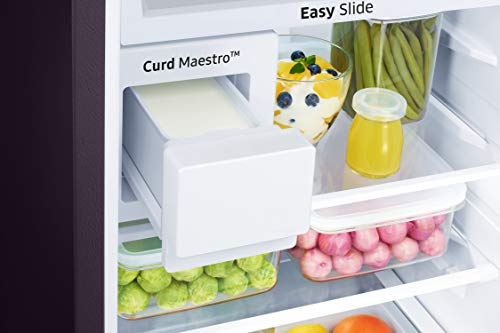 Image of Samsung 265 L 3 Star Inverter Frost Free Double Door Refrigerator(RT30A3A234R /HL,Rythmic Twirl PLUM)