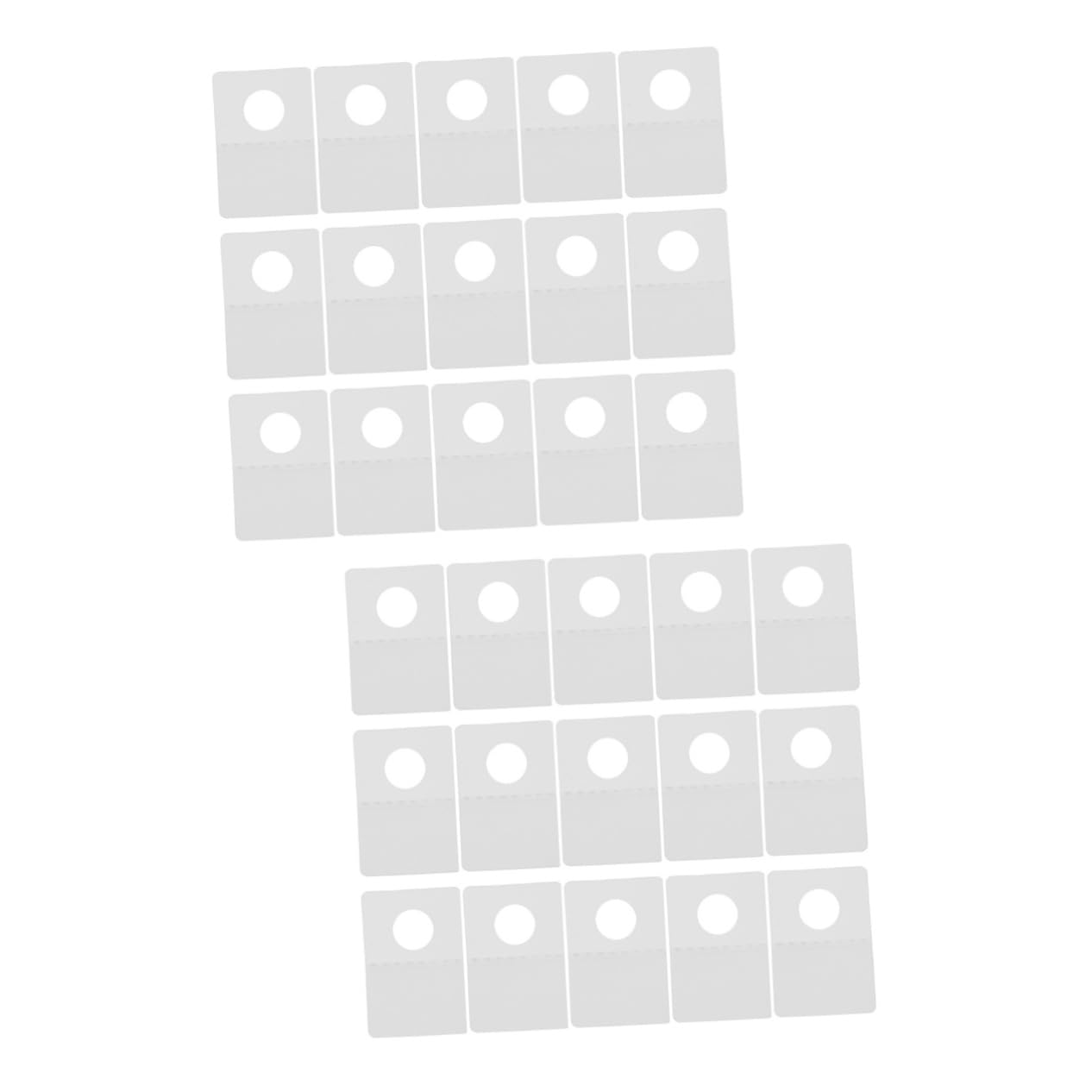 Amosfun 1200piezas Tablas Adhesivas Transparentes Autoadhesivas Para Colgar Pared Ganchos De Plástico Para Exhibición Soporte Firme y Seguro