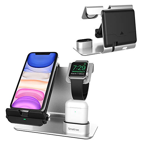 70% Off Everything Smatree 3 in 1 Wireless Charger,Fast Charging Station Compatible with Apple Watch Series 7/SE/6/5/4/3/AirPods/iPhone 13/13Pro 12/12 Pro/11/11 Pro Max/Xs,Galaxy Note 10/S10 Plus
