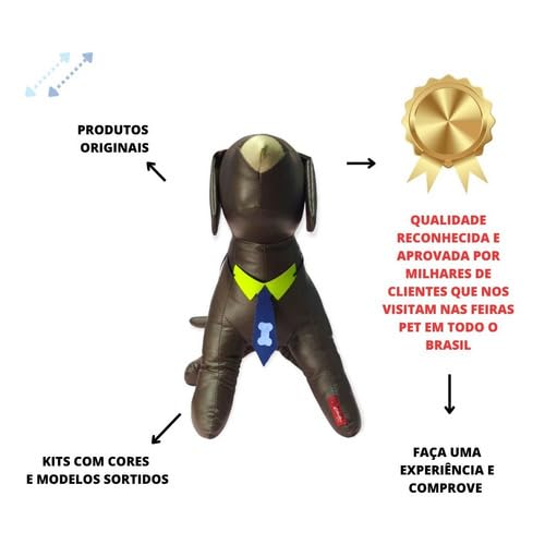 Kit 50 Gravatas e 100 Laços para Pet Shop, Atacado