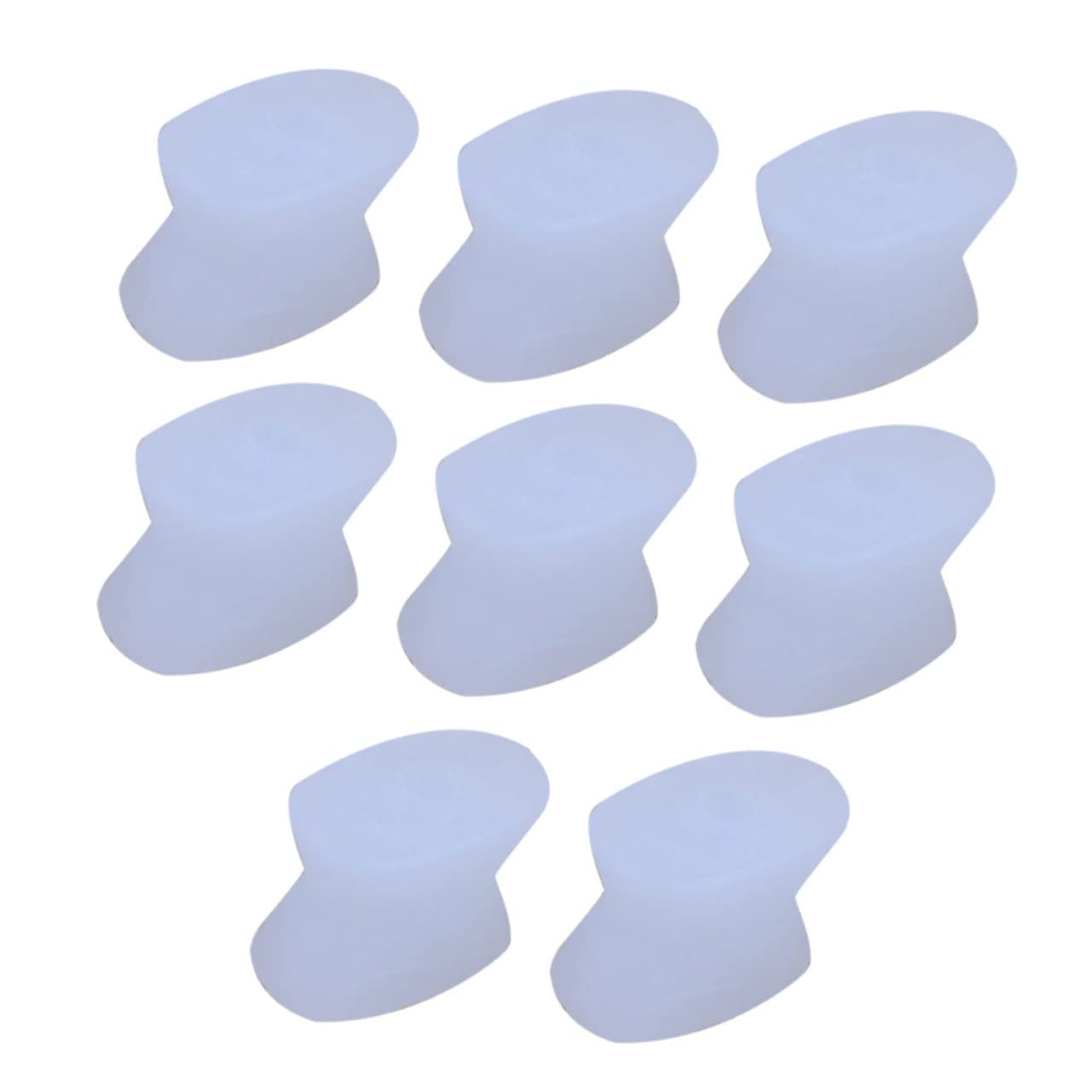 BEBEMOKO 3sets 8pcs Ergonomic White Separator Relief and Comfort Practical Foot Care 8pcs*3