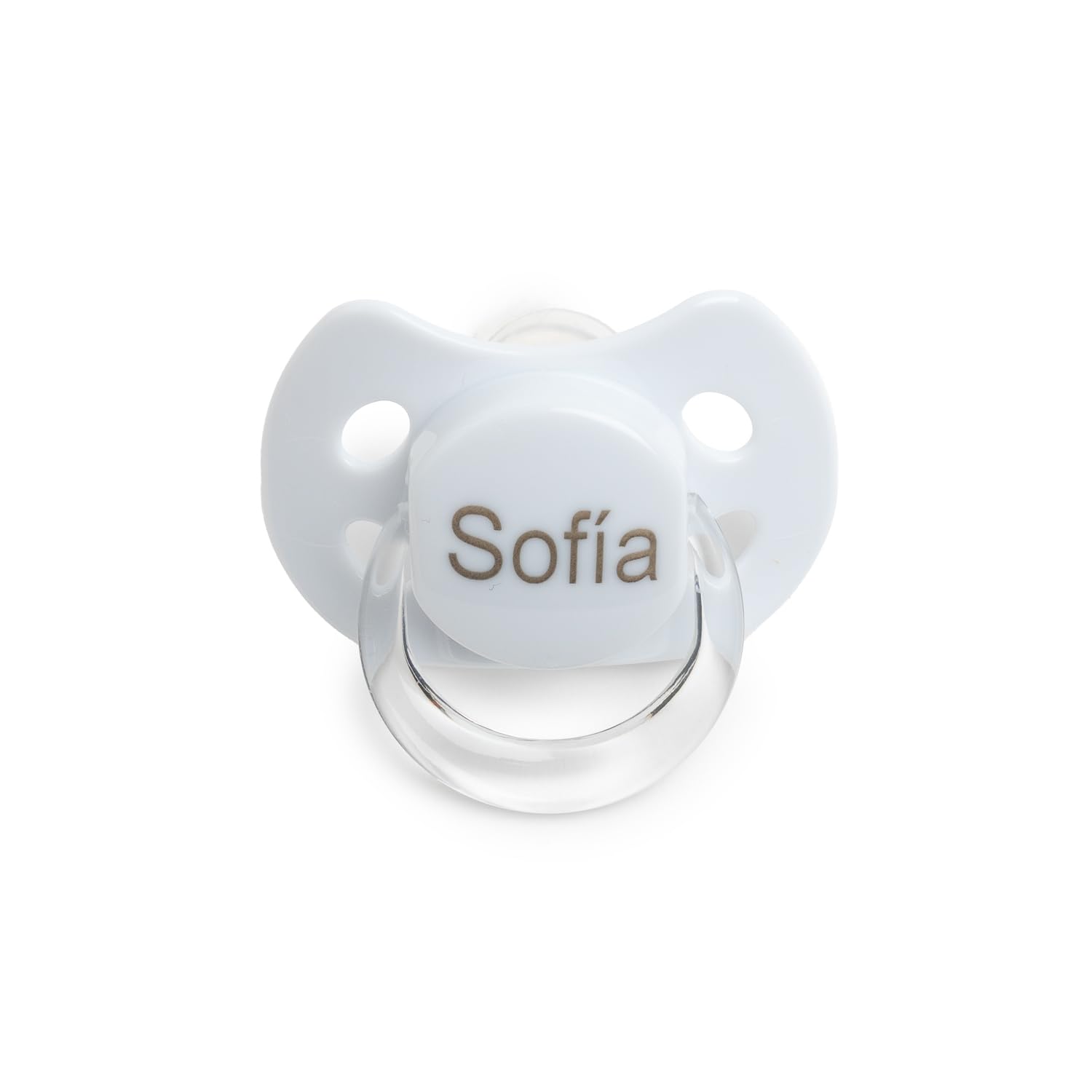 Cesta de Regalo para Bebé con Oso de Peluche Rosa | Set de Gorro + Manoplas y Patucos Personalizados + Chupete con Nombre de Bebé | Hecho a Mano en España (Gris) | BebeDeParis