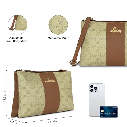 Image of Lavie Women's Mono Lynn 2c Top Zip Cross Body Sling Bag | Ladies Purse Handbag | Gift for Women