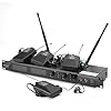 D Debra Audio PRO ER-202 UHF Dual Channel Wireless In Ear Monitor System With Transmitter and Receiver for Stage, Recording Studio, Musicians, Monitoring (2 Bodypack with Transmitter) #3