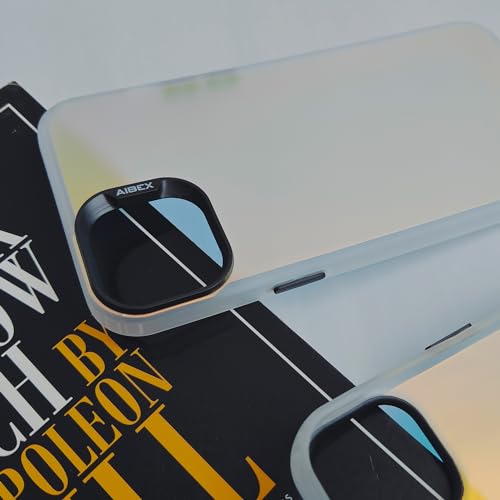 Image of AIBEX Glaze Series Compatilble with for Apple iPhone 14 Plus Slim Full-Body Stylish Protective Polycarbonate Case with Built-in Screen Protector for Apple iPhone 14 White