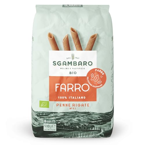 Sgambaro Pasta di Farro Selezione Bio Penne Rigate N.91 -