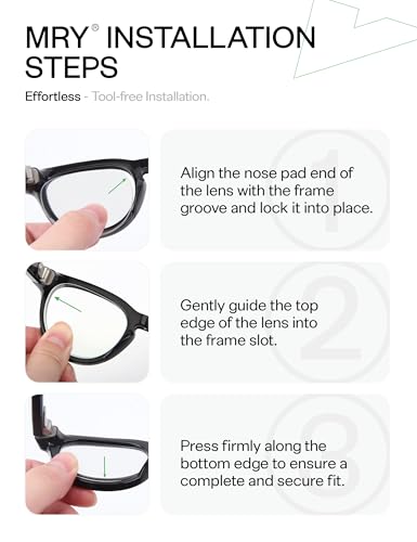 Image of Mryok Replacement Lenses Compatible with Ray-Ban Meta Wayfarer RW4006 50mm / Gen 2 RW4012 50mm Smart Glasses, HD Polarized