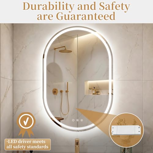 Luxury Bathroom Vanity with LED Mirror
