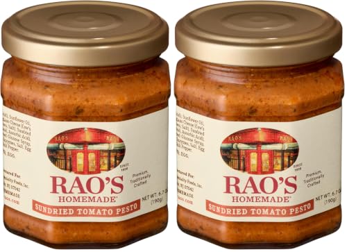Rao's Homemade Sun Dried Tomato Pesto Sauce, 6.7 oz (Pack of 2)