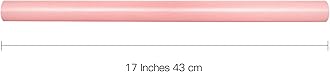 RUSPEPA Pink Gift Wrapping Paper - Solid Color Pearly Shiny Silk Paper for Mother's Day, Valentine's Day, Wedding, Birthday, Baby Shower Girls, Bridal Shower, Anniversary, Easter - 17 Inch X 32.8 Feet