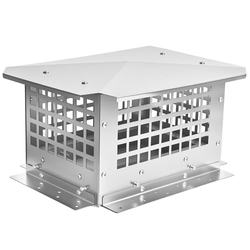 LTSEAME Chimney Cap, 9' x 13' Chimney Cover Stainless...