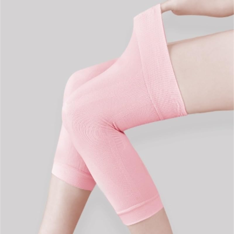 Exercise, protection Knee Warming Knee Sleeves for Men and Women Special Cold-proof Knee Sleeves for Sports Joints for Fitness, cycling, running, playing football(Gray,Medium)
