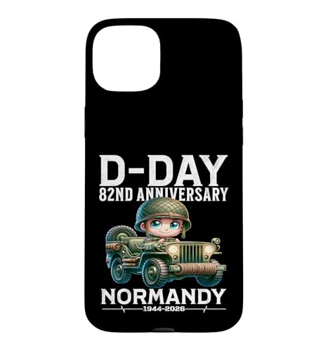 D-day 2026 82nd Anniversary Normandy D-Day Omaha Beach 1944 �X�}�z�P�[�X iPhone 15 Plus �p
