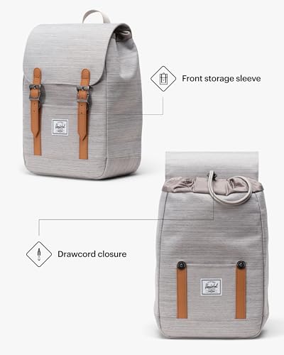 Image of Herschel Retreat Backpack, Light Grey Crosshatch (Limited Edition), Mini - 10L