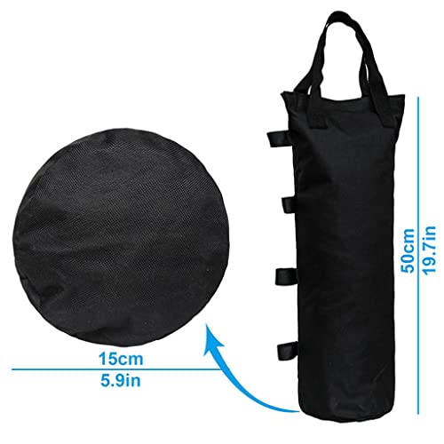 Fancyes 4 Pacotes s de para Gazebo para Serviço, Peso de, Preto