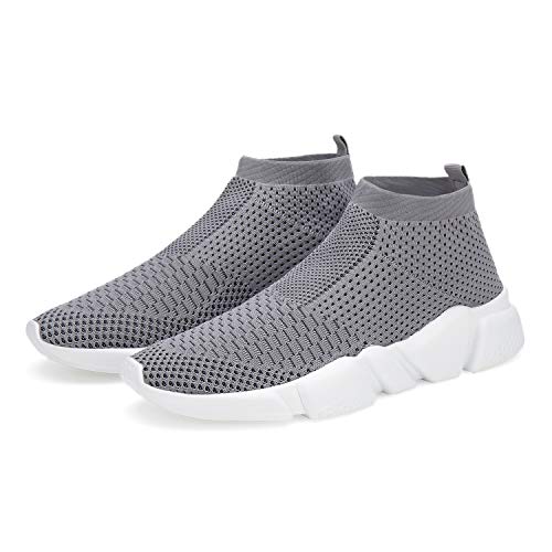 Image of Casbeam Men's Running Knit Comfortable Lightweight Breathable Casual Sports Shoes Fashion Sneakers Slip-On Walking Shoes
