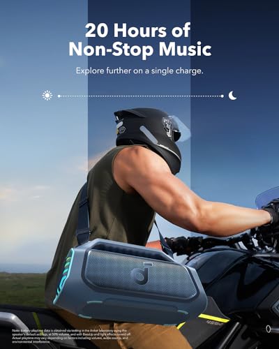 Image of Soundcore Boom 2 Plus Portable Speaker By Anker, 140W, 2+2 Channel Audio | IPX7 Waterproof, BassUp 2.0, 20H playtime, fast charge, RGB lights, power bank, Bluetooth 5.3, camping & beach use