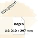 Produktbild 50x Artoz Perga Pastell - DIN A4 Bogen 100 g/m² - vanille - transparentes Papier - geliefert in Original Artoz PURE Box