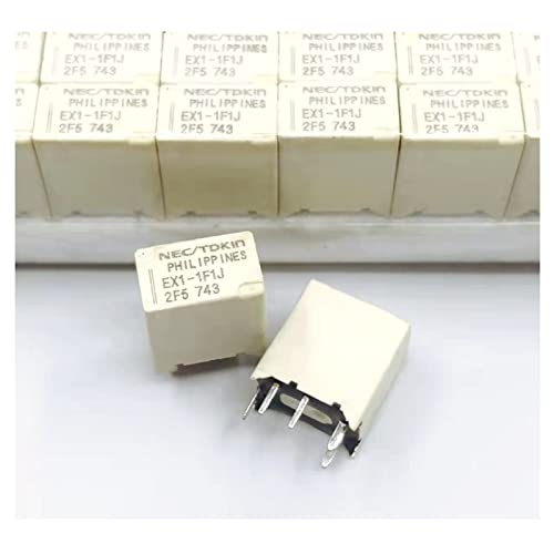 Relé EX1-1F1J de 5 pines con alta conductividad para placas automotrices en pack de 10