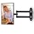 Alrhipvm Wall Mount for Echo Show 21, Echo Show 15 Wall Mounting Bracket Swivel Rotation Extension Tilt, Max VESA 100x100mm Hold up to 33lbs, Black