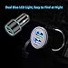 Quick Charge 3.0 Car Fast Charger Dual USB Port Compatible for Samsung Galaxy S7 Edge/S7,S6 Edge/S6 S5 S4,Galaxy J7/J6/J6+/J4/J3 Prime Pro,Note 5 4,LG Q6, Motorola Moto G5S/G5 PLUS,5Ft Micro USB Cable