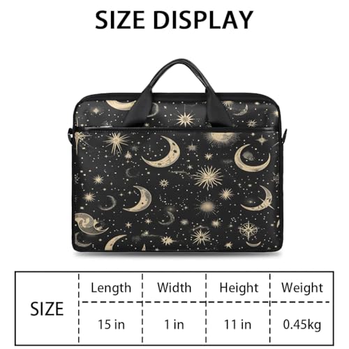 Sun and Moon 15 Inch Laptop Bag Laptop Shoulder Bag Computer Cases for Laptops or Tablets2