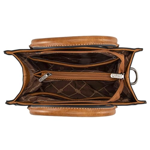 Image of Wrangler Tote Bag for Women Western Cowhide Purse and Wallet Set