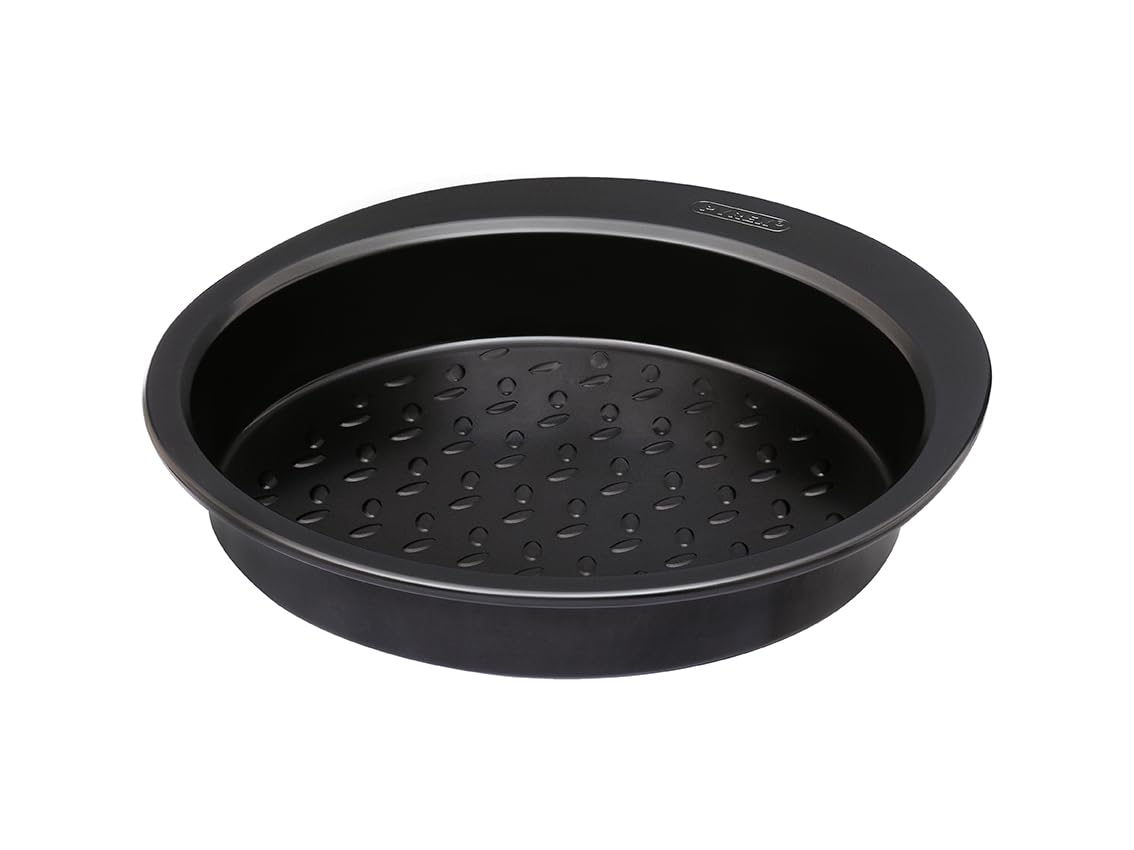 Pyrex - Glide Metal Cake pan - PFAS-Free Non-Stick Coating - Even Cooking - Durable - Practical XL Handle - Dishwasher Safe (Flat-Out pan)