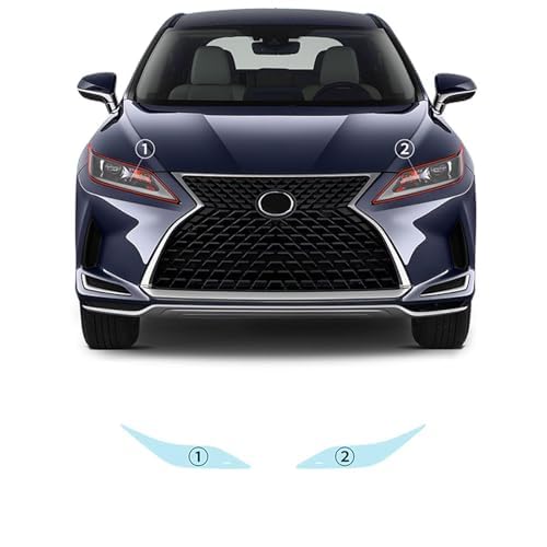 Autoscheinwerfer Schutzfolie für Lexus Rx 2020-2022,Autoscheinwerfer-Schutzfolie Anti-Kratz-Folie TPU-Aufkleber Zubehör