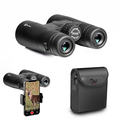 TRV Hochleistungsfernglas 10x42 für Erwachsene mit Bak7-Prisma und BMC-Beschichtung Fernglas für Vogelbeobachtung, Wandern, Konzerte
