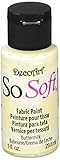 DecoArt DSS48-26 SoSoft Fabric Acrylics Paint, 1-Ounce, Buttermilk
