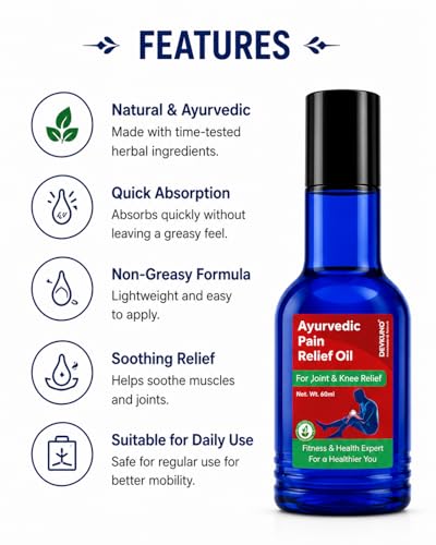 Image of Devkund Pain Relief Oil for Knee, Back and Joint Pain, 60 ml