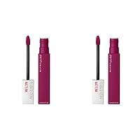 Vista 42 de Maybelline SuperStay - Lápiz labial líquido de tinta mate, “Mover”. 0.17 Oz liquidas