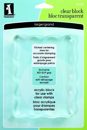 Wood Mounted Stamps  Juego de sellos grande transparente bloque