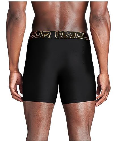 Image of Under Armour mens Multi-pack Performance Tech Boxerjock Brief, 6 inch Inseam, All-day Comfort & Soft