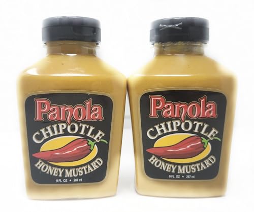 2 Pack of Chipotle Honey Mustard Panola 9oz Bottles