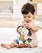 Skip Hop Bandana Buddies Baby Activity and Teething Toy with Multi-Sensory Rattle and Textures, Elephant