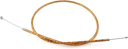 Miniatura 1 de GZYF Throttle Cable Gas Cable, Accelerator Cable 1pc (32.28'') For 43cc 47c 49cc mini bike ATV Dirt Super Pocket Bike Yellow