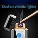 Dachance Gift Wolf Cool Lighter Electric USB Rechargeable Windproof Flameless Plasma Pulse Dual Arc Lighter…
