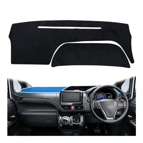 Tapis de tableau de bord pour Toyota Voxy Noah 80 protection pare-soleil noir