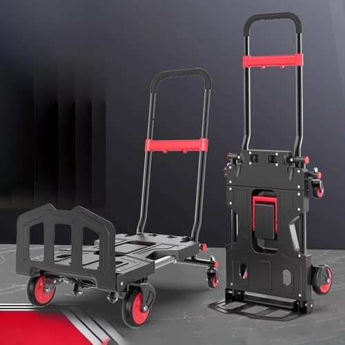 Carretilla plegable tipo flatbed para transporte doméstico miniatura 5