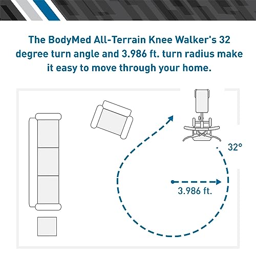 Bodymed ZZRWAL03AT All-Terrain Knee Walker thumb #6