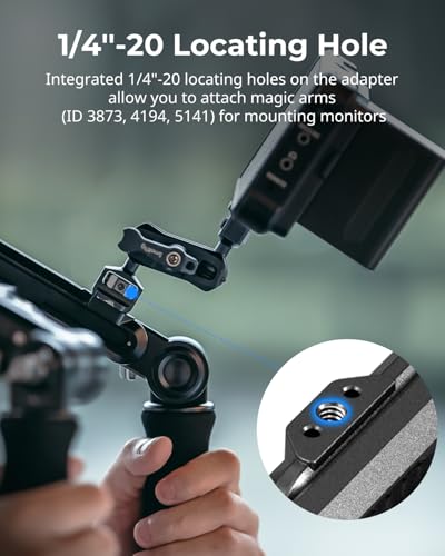 Image of SmallRig Shoulder Rig Dual-Handle for 15mm LWS Rods, One-Tounch Rotation Shoulder Mount Rigs Support for Camera - 5205