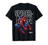 Marvel Spider-Man Homecoming Outlined Epic Jump Pose T-Shirt